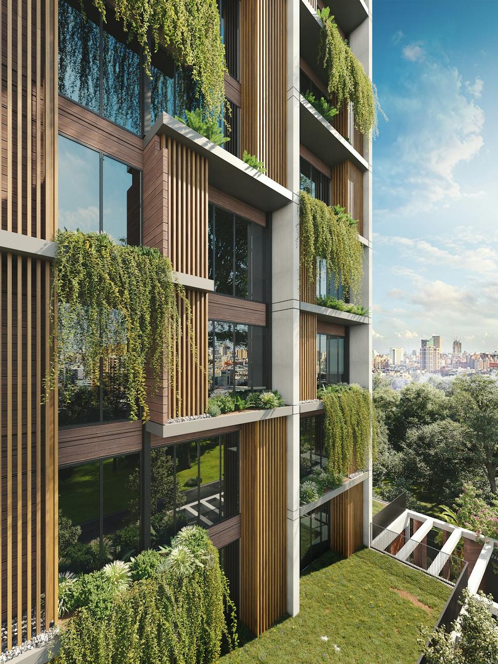 Green roofing